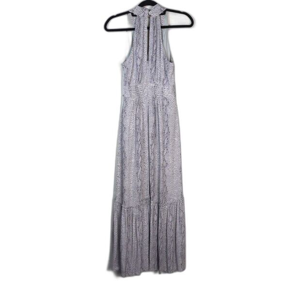 by Anthropologie‎ Marfa Maxi Dress Sz 0 EUC Snakeskin Summer Feminine Romantic - Picture 3 of 12